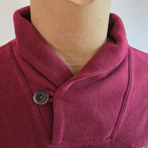 Tommy Hilfiger Raspberry Red Collar Sweater - Picture 5 of 13